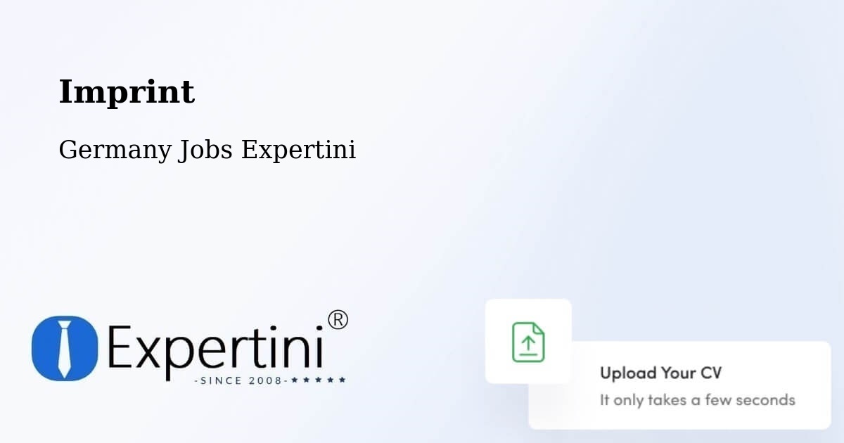 Imprint – Schleswig - Germany Jobs Expertini